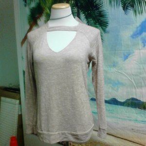 Reduced! Esteem, blush, long sleeve, cutout neck line